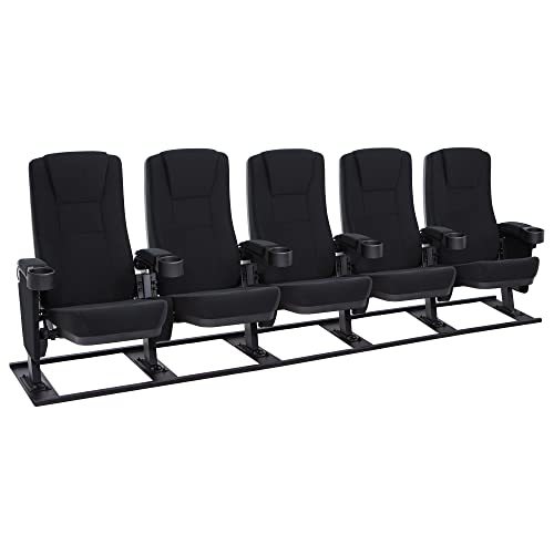 Seatcraft Zenith Theater Seating 5 Rows Black