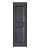 Perfect Shutters Premier Raised Panel Exterior Decorative Shutter, 15" x 63", Dark Gray