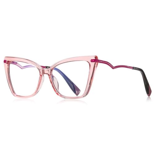 Lunettes de lecture œil de chat avec branches en métal au design rétro