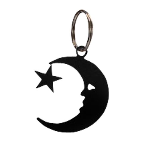 Moon & Star Key chain