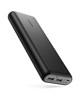 Anker PowerCore 20100 (20100mAh 2ポート 超大容量 モバイルバッテリー) 【PSE認証済 / PowerIQ搭載】iPhone&Android対応 マット仕上げ (ブラック)
