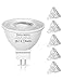 Produktbild Belns Melns GU5.3 MR16 LED 5W Lampe 12V, 50 Watt ersetzt, 6500K Kaltweiß 38° Abstrahlwinkel LED Spot MR16, 350lm AC/DC 12Volt LED Glühbirne, Nicht dimmbar, 6 Stück