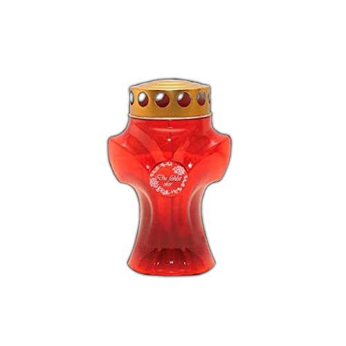 Juego de 5 velas para tumba, con forma de cruz, color rojo, para tumba, para tumba, luz de tumba, luz conmemorativa, vela para tumba, decoración