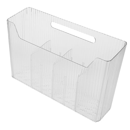 BRIGHTFUFU Bathroom Organizer Wall Mount Storage Box for Office Adhesive Cabinet Door Organizer Easy Viewing Compact Space-efficient