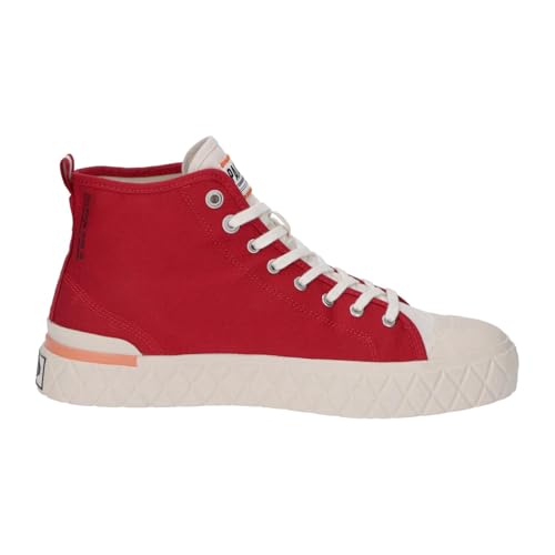 Image of Palladium Unisex Palla Ace Mid Organic Canvas Lace Up Sneaker