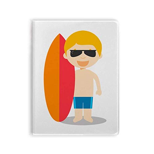 Naked Surfing Australia Cartoon Notebook Gum Cover Diary Soft Cover Journal