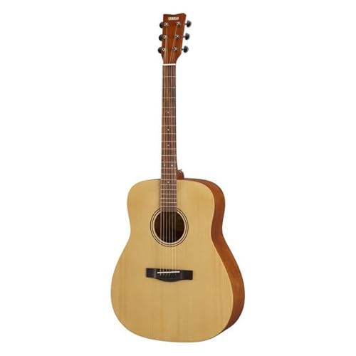 Yamaha F400 Acoustic Guitar for Beginners with Comfortable Scale Length and Spacing, Natural Satin Finish (Amazon Exclusive)