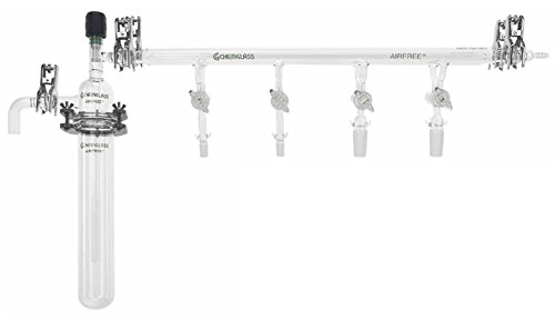 Chemglass AF-0452-03 Series AF-0452 Trap Assembly for Vacuum Manifold, Airfree, Schlenk