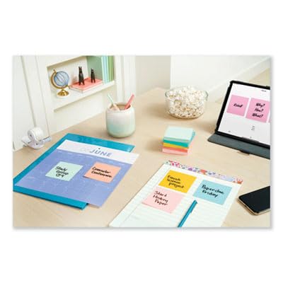 Post-it pop-up Notes, 3 x 3 in, Beachside Café Collection, 6 Pads - image 2