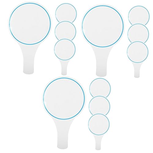 Tablero de puntuación BESPORTBLE, 8 unidades, pizarra blanca desechable, mini tableros blancos para anotar, pizarras secas miniatura 1