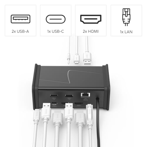Hama Hub USB Connect2Office alimentation USB C® - vue 3
