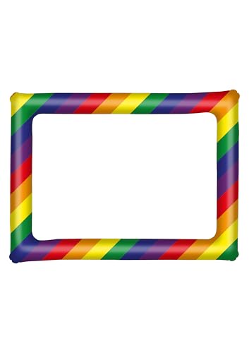 Henbrandt Aufblasbarer Regenbogen-Bilderrahmen, Selfie-Rahmen, für Gay-Pride-Partys, Zubehör,...