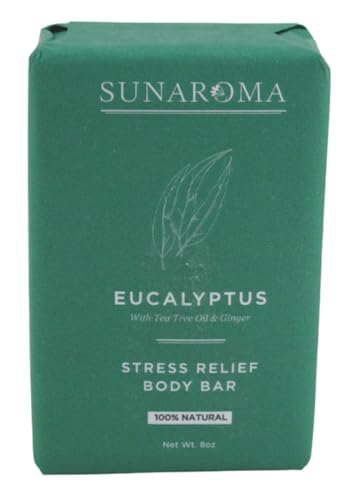 Sunaroma Soap Bar Eucalyptus Tea Tree + Ginger