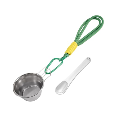 Jingyash Conteneur à Appâts de Pêche - 50ml avec Dragonne | Petit Récipient pour Pêche,pour Kayak, Lac, Rivière, Étang, Débutants, Professionnels, Amateurs, Passionnés