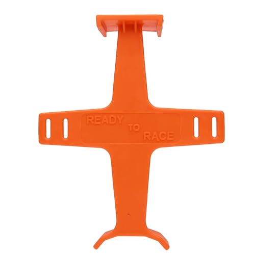 Support Fourche Moto Orange pour Transporter Votre Motocross en Week-End Enduro sans Risque