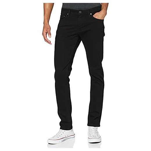 Vaqueros Slim para Hombre Jack & Jones solo 35,9€ JACK & JONES Jjiglenn Jjfelix Am 046 50 SPS Noos Vaqueros Slim, Negro (Black Denim), W32/L30 (Talla del Fabricante: 32) para Hombre