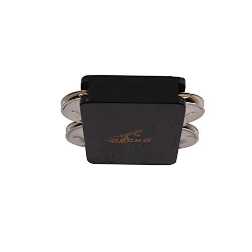 Alician Gecko GK04-TAP Cajon Box Drum Bell Accessory 4-Bell Jingle Castanet for Hand Percussion Instruments - Thumbnail 5
