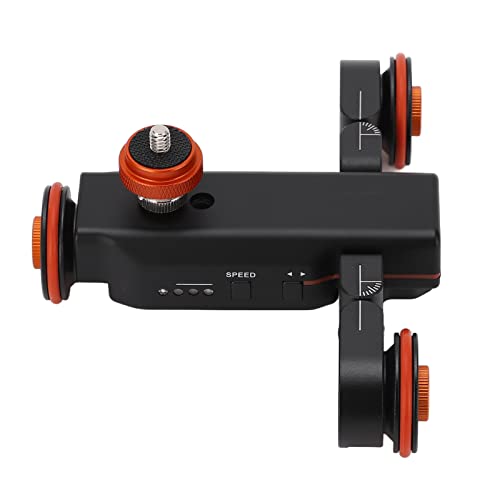 Controle deslizante de trilha elétrica, carregador USB câmera motorizada carrinho dobrável 3 kg/105,