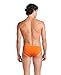 ARENA Men’s Team Solid Swim Brief MaxLife Athletic Swimwear Professional Training Swimsuit Sports Bathing Suit, Team Orange, US Size 30