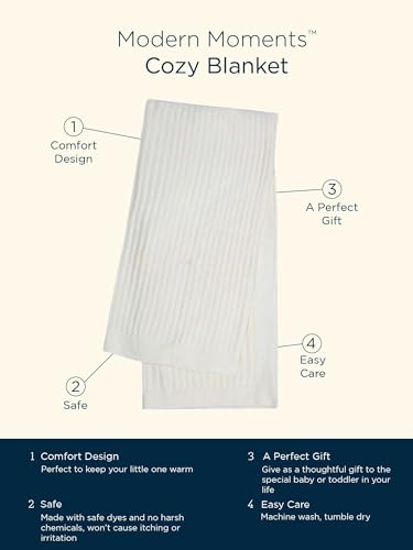 Modern Moments by Gerber Cozy-Soft Unisex Baby Blankets - Image 4