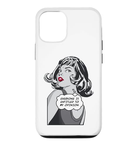 Everyone Is Entitled To My Opinion ����ȃ|�b�v�A�[�g�K�[�� �X�}�z�P�[�X iPhone 12/12 Pro �p