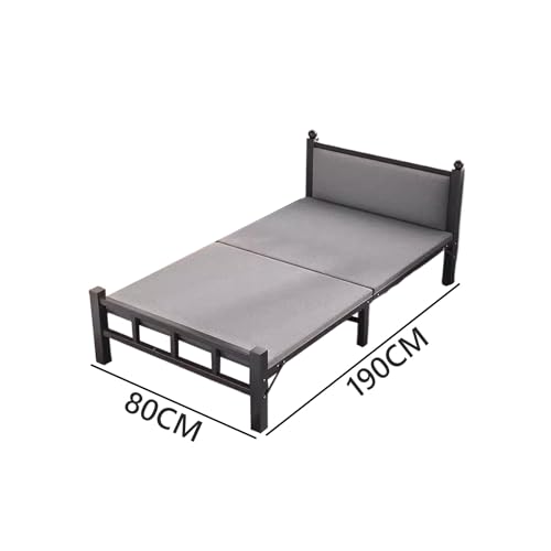Lit d'appoint pliable avec sa traverse renforcée pour un sommeil stable