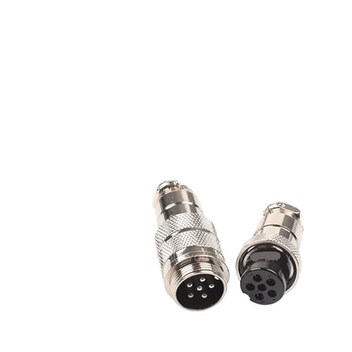 Connecteur aviation GX20 6 broches type butt pour câble étanche