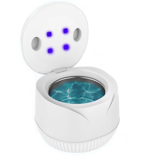 Lavatrice a tenuta ultravioletta a ultrasuoni - lavastoviglie a protesi a ultrasuoni a 45 kHz per calibratori, protesi dentali, vassoi sbiancanti, spazzolini da denti, gioielli, diamanti