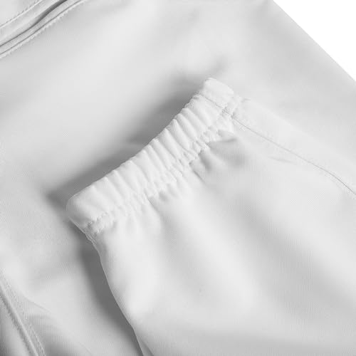 Jabskan Calça de beisebol adulto – Ajuste atlético masculino, joelhos reforçados, cintura elástica,