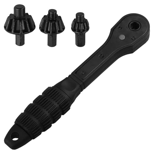 Llave de trinquete 3 en 1, llave universal de doble cabeza para taladros eléctricos, adaptador de cambio rápido, mango antideslizante