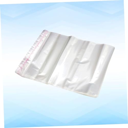 Self-sealing Packing Bags 100pcs Garment Bags Plastic for Clothes Shoes and Hair Accessories Storage White 35x45cm2