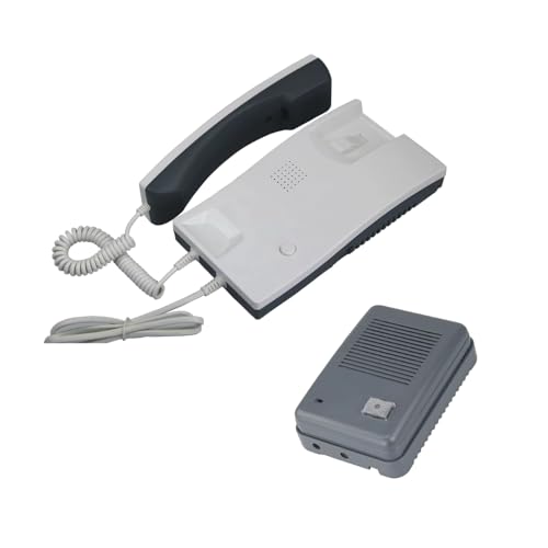 Portero Automático - 2 Hilos,fácil instalación, Portero automatico para Colocar en Superficie, Placa Calle de plastico abs Soporta Las peores inclemencias del Tiempo.Funciona con 220v