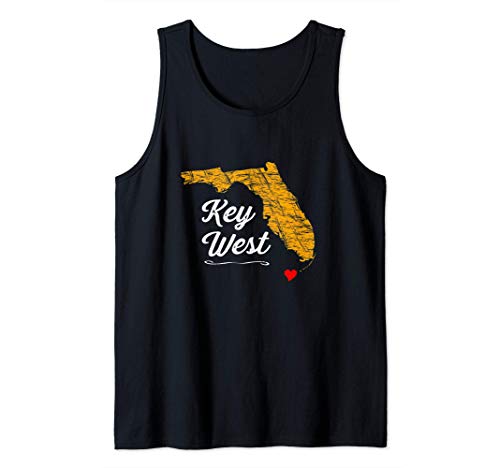 City of KEY WEST | FLORIDA Vacation Souvenir Merch - Graphic Camiseta sin Mangas