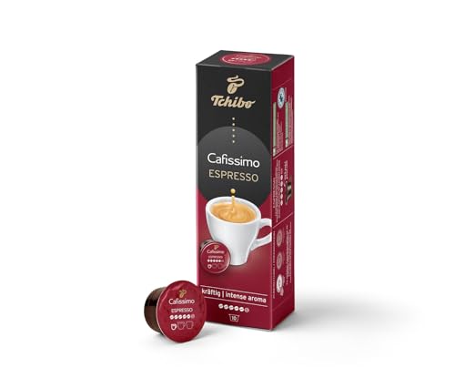 Tchibo Cafissimo cápsulas fuerte espresso Caffitaly, Gaggia, 10 cápsulas