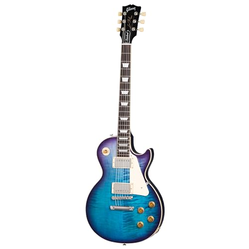 Les Paul Standard '50s Custom Color Figured Top Blueberry Burst - Guitare Électrique à Coupe Simple