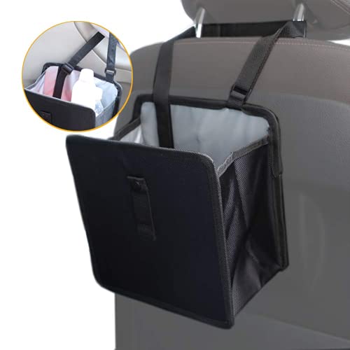 Power Tiger Car Accessories LJDBLACK0731 Car Trash Can, Foldable Hanging Car Garbage Can Large Capacity Waterproof Car Trash Bag thumb #6