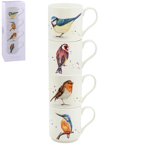 The Leonardo Collection Clemency Bunn Lot de 4 tasses à café empilables pour boissons chaudes et...
