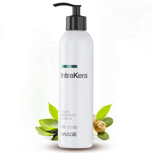 Image Intrakera Leave-In Conditioner for Frizzy, Curly, and Straight Hair - Stop Washing your Hair Every Day - Keratin Replenisher - Detangler for Dry or Damaged Hair (8.11 Fl Oz)