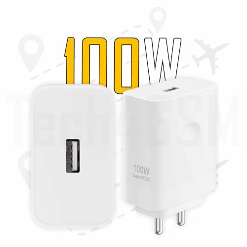Image of Original 100W Quick Adapter Compatible with RealMe C71, C75, C75x (Only Adapter)