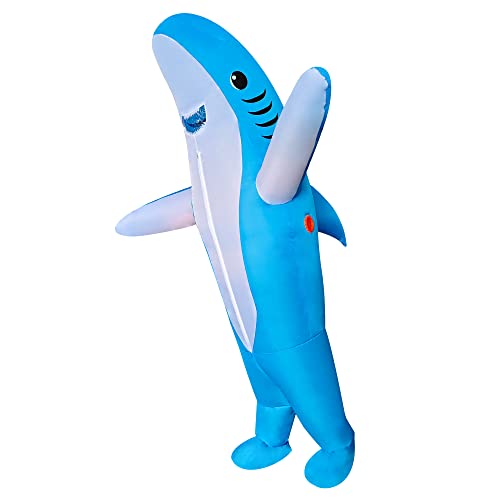 3 Packs Inflatable Costume for Adult Inflatable Halloween Costumes Blow Up Costumes for Party (Shark)2