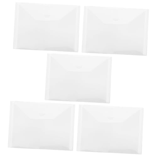 OSALADI 5-pack Stencil Storage Bags 180x130mm Bill Storage Pouches for Templates Easy Access Office Documents Bag