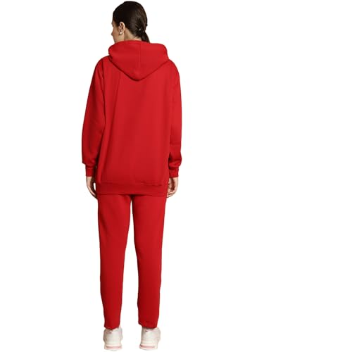 Image of Mack Jonney Printed Hooded Cotton Fleece Track suit for Women (Pack of 2)(Kangaroo Pockets)-MACK51590