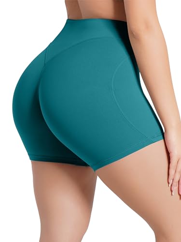 Short de yoga pour femme avec poches idéal pour le sport et le cyclisme