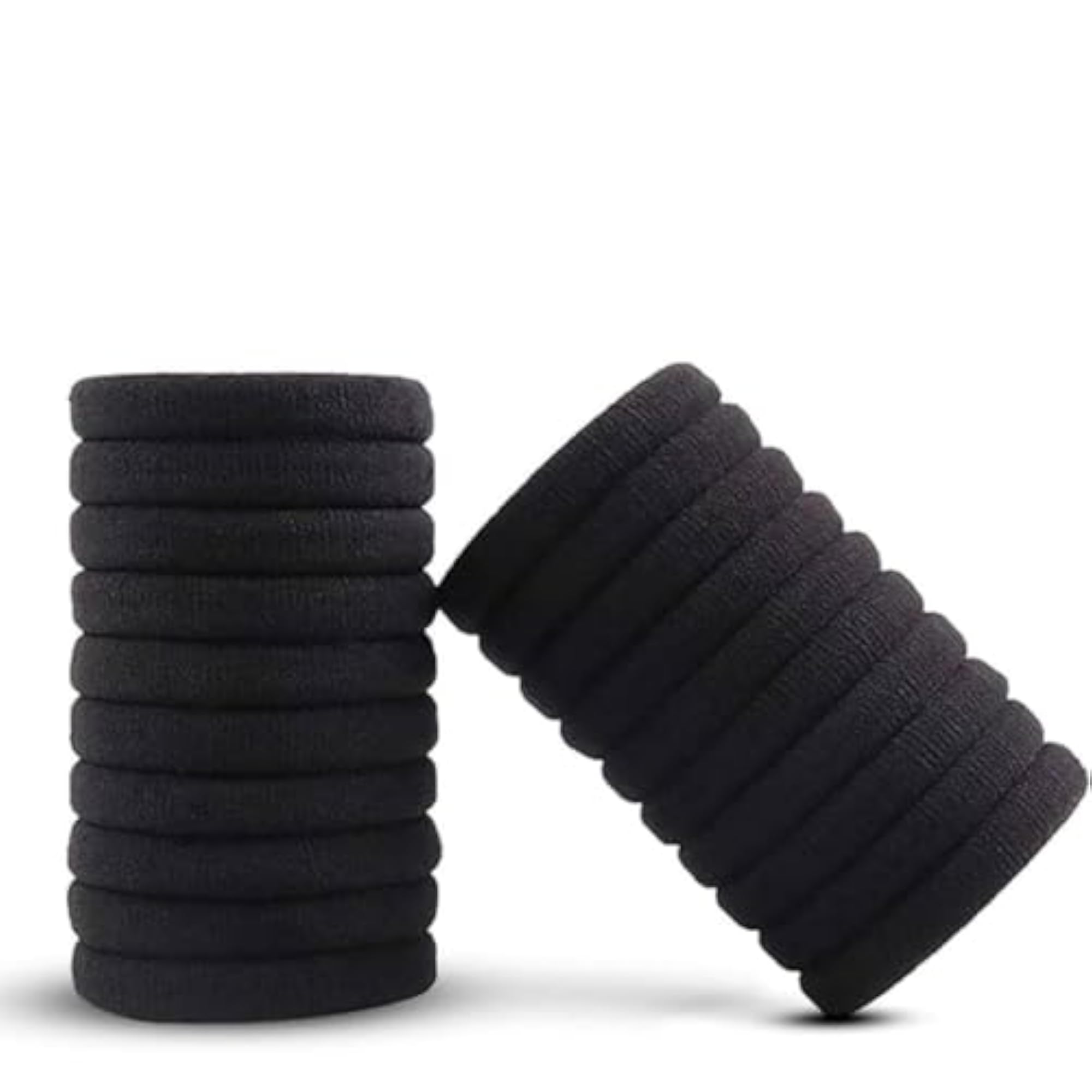 30 Ponytail Holder Elastic Soft Cotton Hair Bands