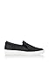 Michael Michael Kors Women's Keaton Slip-On Black Mini MK Logo Coated Canvas/Suprema Nappa Sport 7 M