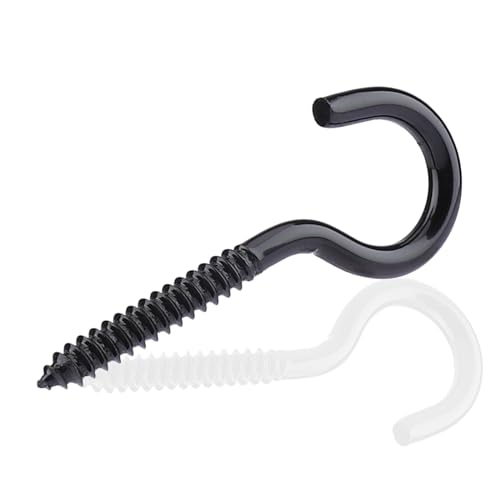 MOGADEE Lot de 4 crochets M8 inox 100 mm, résistants 300 kg, anti-rouille, intérieur/extérieur, art mural/hamacs