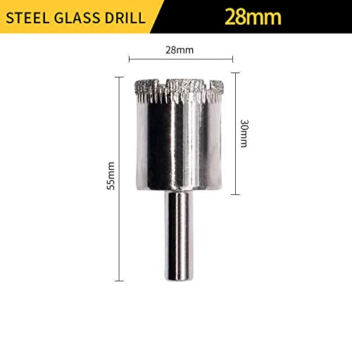 Broca de diamante para vidrio y cerámica de 28 mm miniatura 2