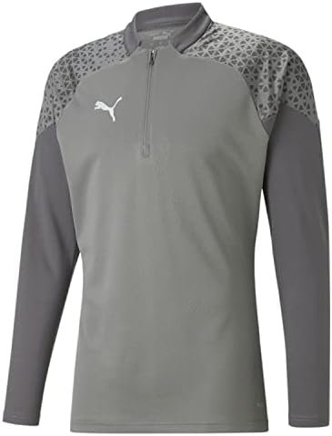 PUMA Teamcup - Camiseta de Entrenamiento para Hombre con Cremallera de 1/4