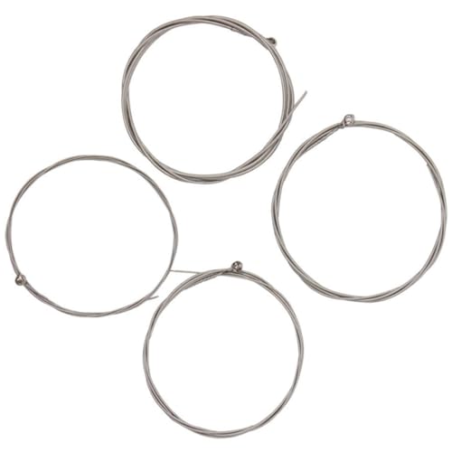 HEMOTON Universal Bass Accessories 4 Pack Electric Bass Strings Lightweight and Compact for Easy Carrying