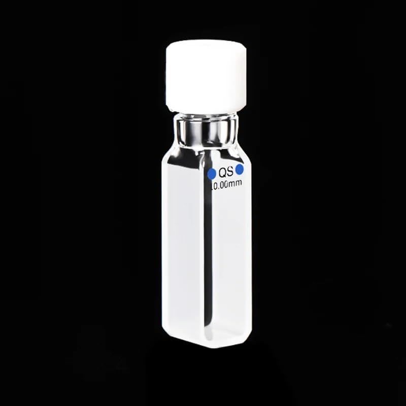 Cuvette spirale en quartz 10 mm cellule spirale fil fluorescent scellé UE